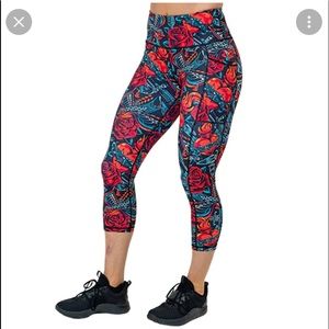 Leggings cvg vintage tattoo Capri medium new